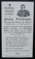 Infantrist Holzinger Franz